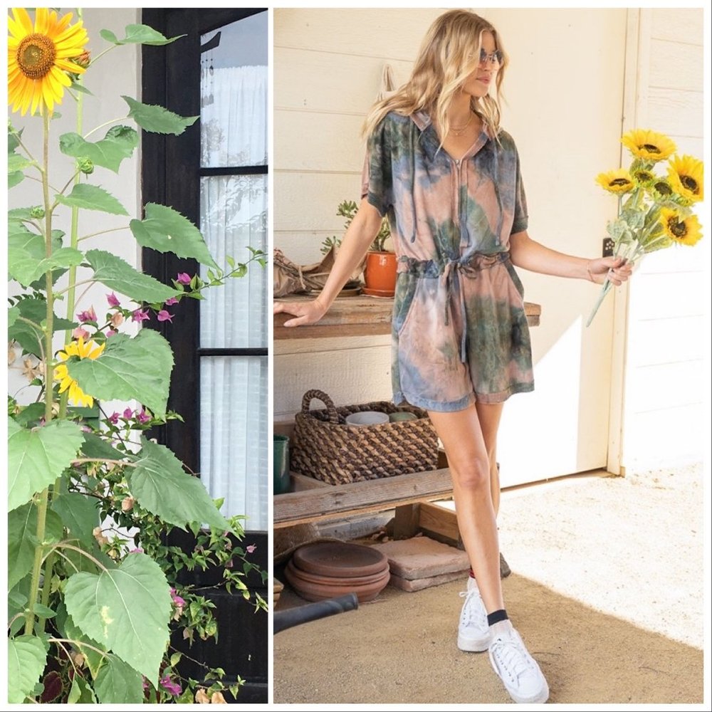 POL Earth Palette Hooded Lounge Romper - Picture 12 of 14